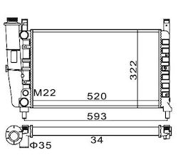 Auto-Kühlschrank Eins 1.4 Hinten 89 70 Sx Ie 92 7075124 Auto-Kühlschrank Eins 1.4 Hinten 89 70 Sx Ie 92 7075124