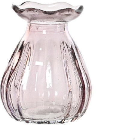 Kaemingk Dekorative Vase Glas Lila Φ7xΥ9cm