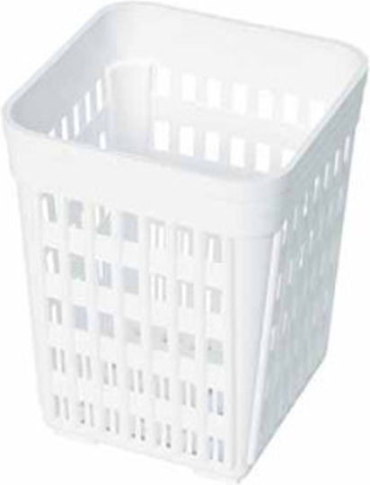 Abtropfgestell für Besteck Kunststoff Weiß 10.7x10.7x13.5cm