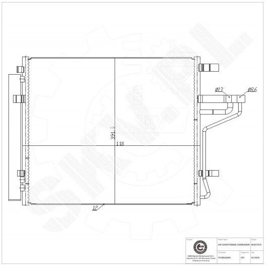Klimakompressor Kia Picanto III A/C-Trockner 97606G6000