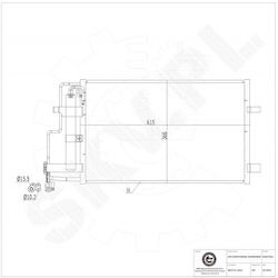 Кондензатор Климатик Mazda 3 A/C Изсушител Bby26148za