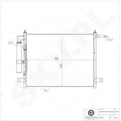Συμπυκνωτής Κλιματισμού Chevrolet Aveo Daewoo Kalos 96469288