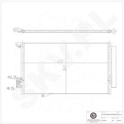Klimakompressor Fiat 500L A/C-Trockner 51887906