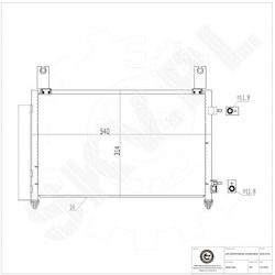 Συμπυκνωτής Κλιματισμού Chevrolet Matiz Spark Αφυγραντήρα 95961966