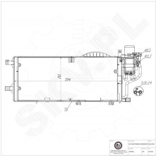Klimakompressor Opel Combo Corsa C A/C-Trockner 1850093