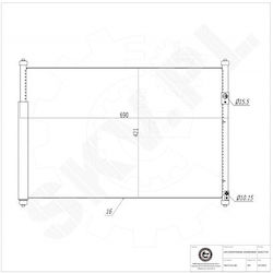 Кондензатор Климатик Grand Vitara Ii A/C Изсушител 9531064j00