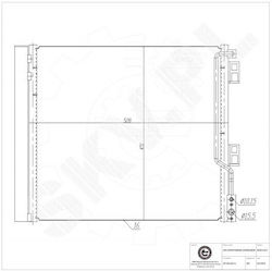 Συμπυκνωτής Κλιματισμού Nissan Nv200 Αφυγραντήρα 92100jx51a Συμπυκνωτής Κλιματισμού Nissan Nv200 Αφυγραντήρα 92100jx51a
