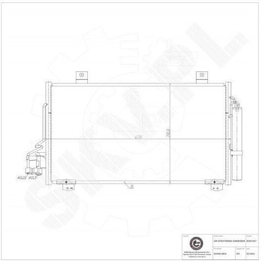 Mazda 3 Air Conditioning Dryer Bss561480a