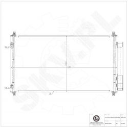 Συμπυκνωτής Κλιματισμού Toyota Yaris Αφυγραντήρα 884600d220 Συμπυκνωτής Κλιματισμού Toyota Yaris Αφυγραντήρα 884600d220