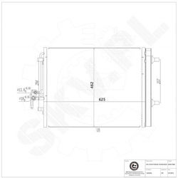 Кондензатор Климатик Ford Galaxy Ii Mondeo Iv S-Max Ленд Роувър Фрилендър 2 1405365