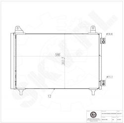 Condensator Climatizare Citroen C3 III Opel Corsa F Mokka Peugeot 208 II 9825371480