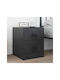 vidaXL Furniture Handle Made of Black Metal 864749 2 Pieces