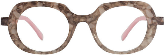 Oceanides Eyewear Lesebrillen +3.50 in Rosa Farbe