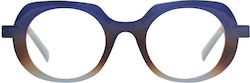 Oceanides Eyewear Reading Glasses +1.00 in Blue Colour