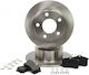 Set Back Brake Discs Brake Pads for Audi Skoda VW