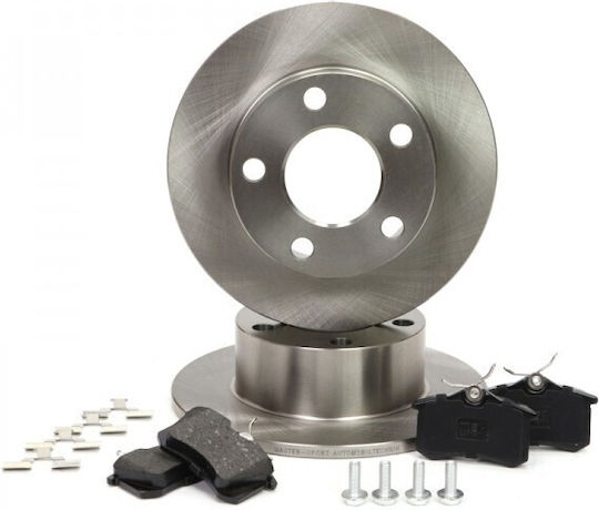 Set Back Brake Discs Brake Pads for Audi Skoda VW