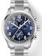 Tissot Chrono Men's Battery Watch with Silver Metal Bracelet