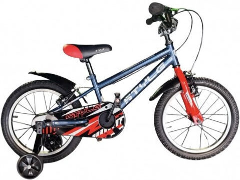 Style 18" Детски Велосипед BMX с Алуминиев Рамка Сив