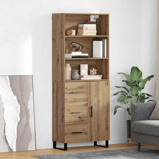 Biblioteci Artisan Oak (2 Bucăți) 69,5x32,5x180 cm