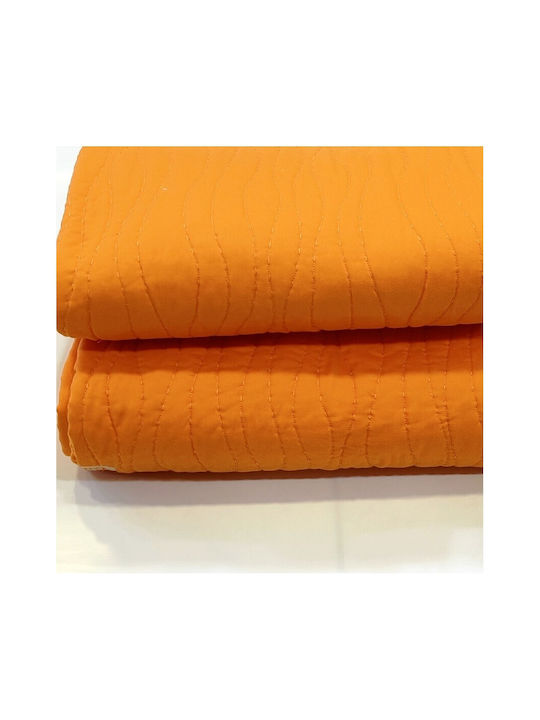 Guy Laroche Tresor Coverlet Single Orange 170x240cm