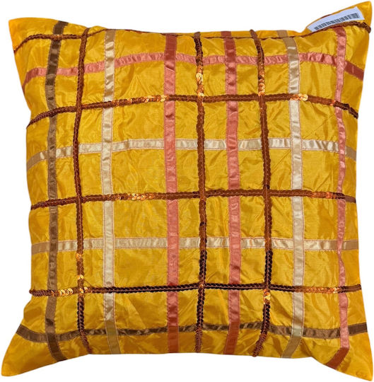 Калъф За Възглавница Polyester Оранжев 40x40см