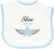 Baby Tone Starry Bites Fabric Baby Bib with Hoop & Loop Fastener Starry Bites