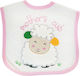Baby Tone Mother’s Pink Cub Baby Bib Made of 100% Cotton with Hoop & Loop Fastener Mother’s Pink Cub