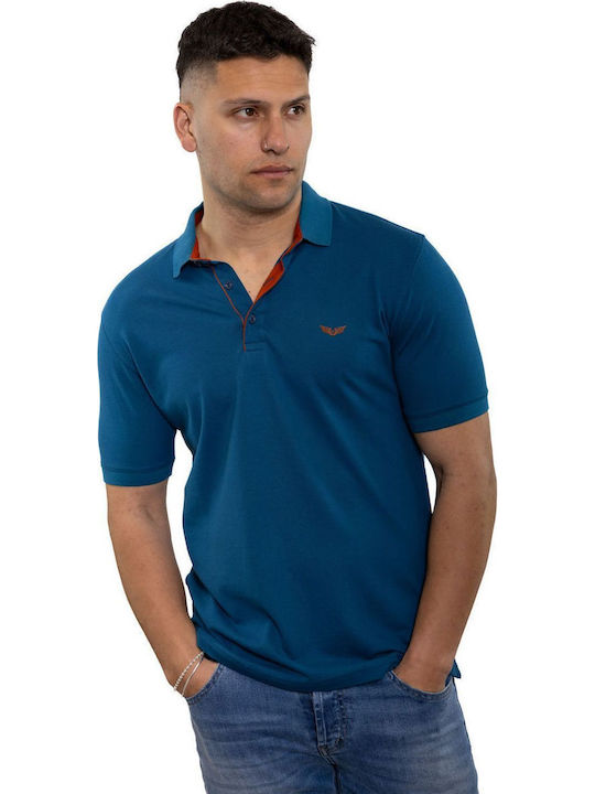 Side Effect Polo Herrenblusen Blau