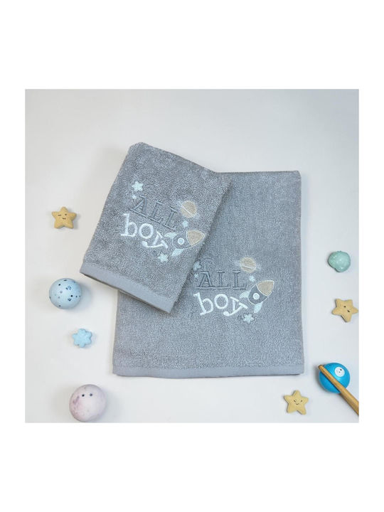 Linea Home Set Babyhandtücher 2 Stück Space Grau Linea Home Set Babyhandtücher 2 Stück Space Grau