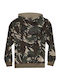 Sweatshirt with Hood Camo