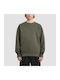 Single Sweatshirt Dunkel Olivgrün