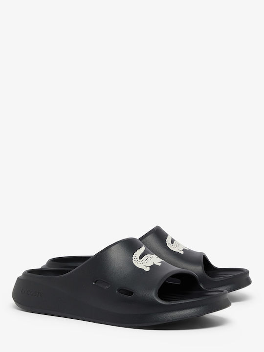 Lacoste Ανδρικά Slides Μαύρα