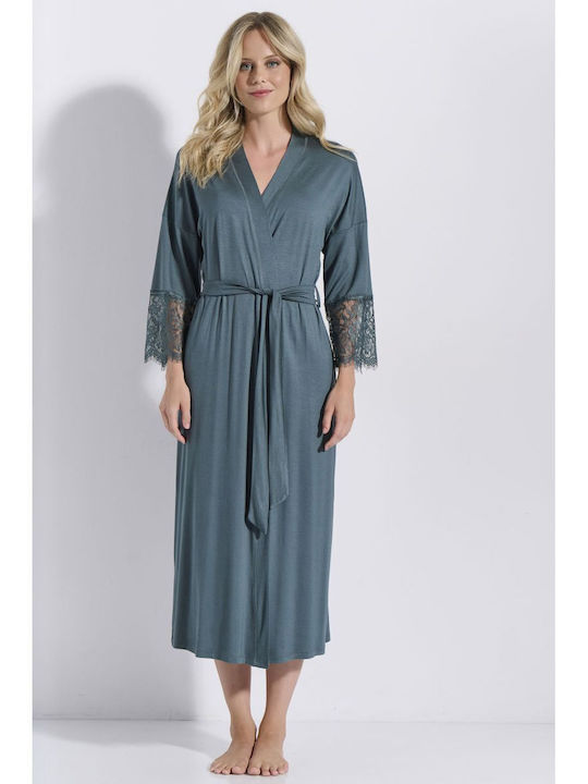 Jeannette Lingerie Καλοκαιρινή Γυναικεία Ρόμπα Forest Jeannette Lingerie Καλοκαιρινή Γυναικεία Ρόμπα Forest