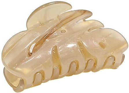 Clamă De Păr Leaf Clip Frunză Din Plastic Galbenă 9cm