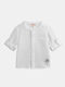 Kids Long-Sleeved White Shirt