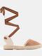 Damen Espadrilles in Braune Farbe