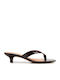 Mules with Low Heel in Black Colour