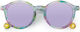 Olivio & Co Classic Oval Kids Sunglasses with Polarized Lens Flowers Multicolour for 3-5 Years