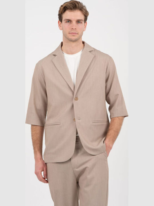 Vittorio Artist Men’s Suit Jacket Beige
