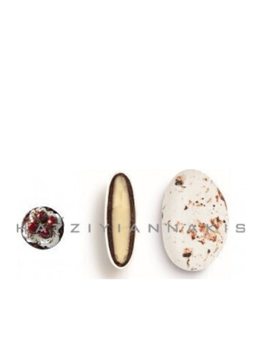 CHatzigiannakis Together Wedding / Christening Sugared Almonds in Standard Shape with Brown Chocolate Flavour 1000gr