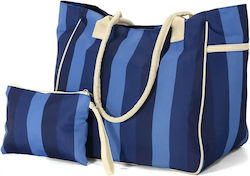 Benzi Fabric Beach Bag Blue