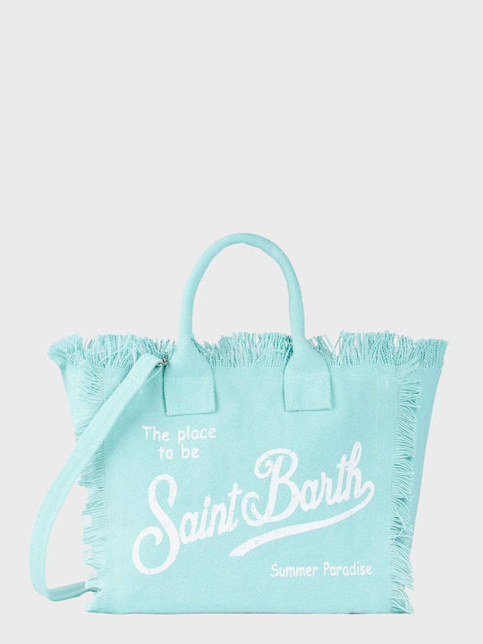 MC2 Colette Stoff Strandtasche Blau