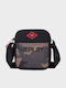 Herren Schulter / Crossbody Tasche Schwarz