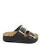 ROMA Leather Women's Anatomic Black Sandals