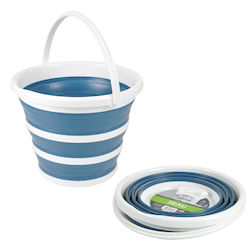Ligean Pliabil Rotund 32x32x24cm Din Silicon Capacitate 10lt Albastru Ligean Pliabil Rotund 32x32x24cm Din Silicon Capacitate 10lt Albastru