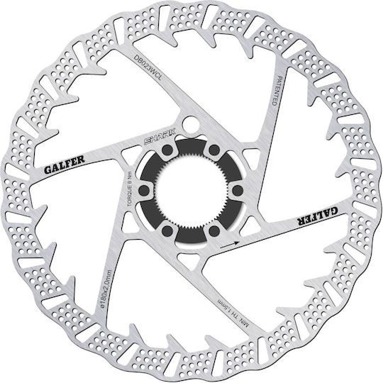 Δισκος Galfer Shark Center Lock 180mm X 2.0mm