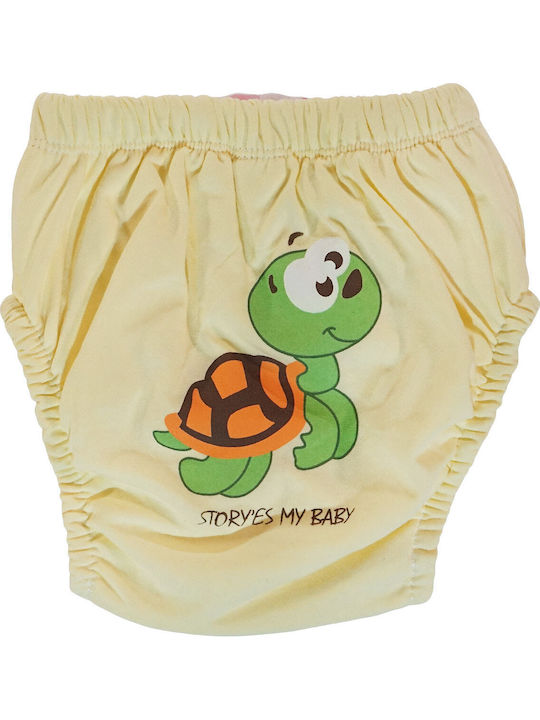 Poopes Baby Turtle Chiloți Galbeni