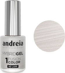 Andreia Professional Hybrid Schwer Durchsichtiger Lang anhaltender Nagellack Silber 10,5ml