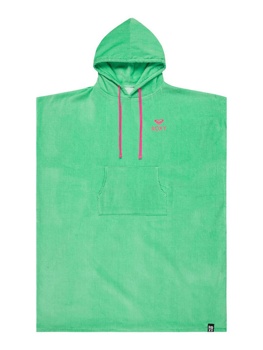 Roxy Roxy Cotton Beach Poncho Green