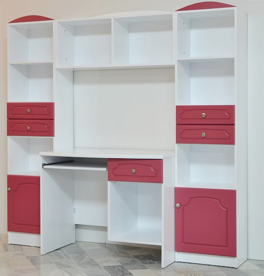 Set Mobilier Camera Copii Alb 2 Bucăți